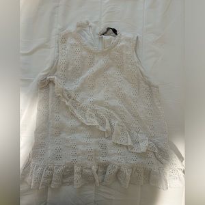 Zara eyelet top!